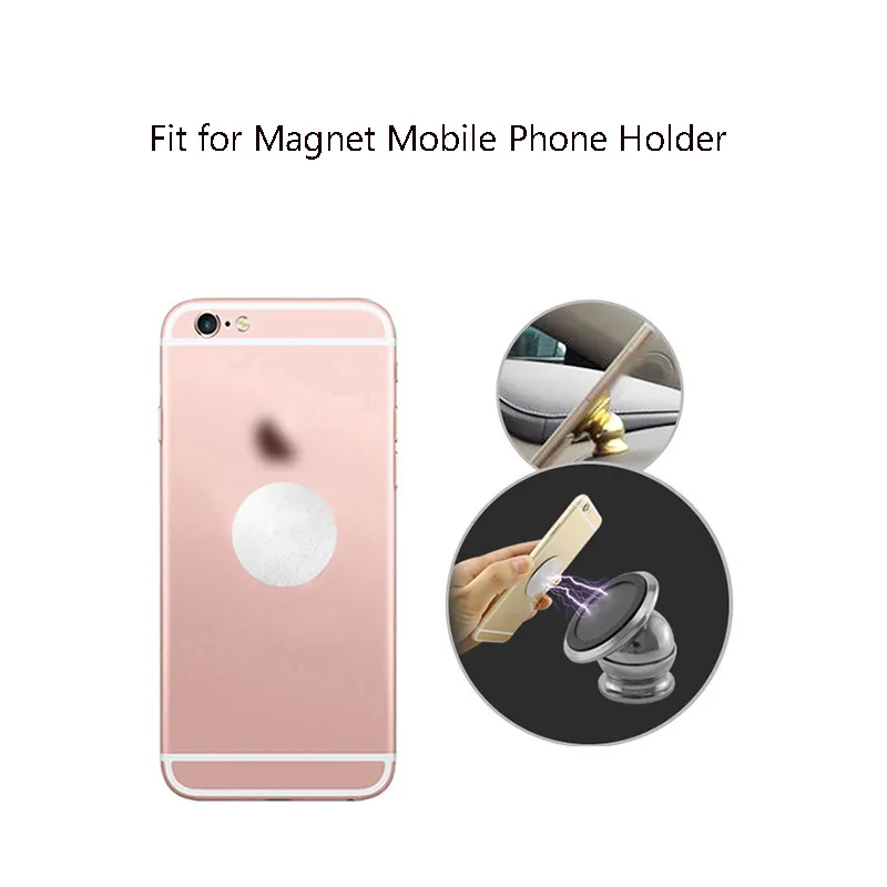 Metal Plate iron Sheet Sticker  Round For Magnetic Mobile Phone Holder Car Stand